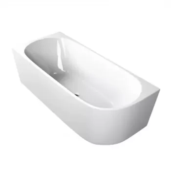 Cada freestanding Sanotechnik Faro 170x75 cm din acril alb cu montare dreapta imagine