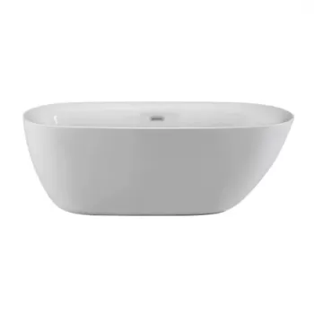 Cada freestanding Sanotechnik Sydney 170x75 cm din acril alb imagine