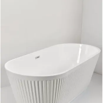 Cada freestanding Sanotechnik  Tivoli,170x75x58 cm din acril alb imagine