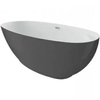 Cada freestanding Spatio Kivi acril 165x75 cm, antracit imagine