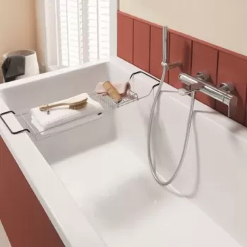 Cada rectangulara Villeroy&Boch Targa Plus Duo 180x80 cm alb-alpin imagine