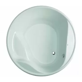 Cada rotunda Gala Omega acril O160 cm alb imagine