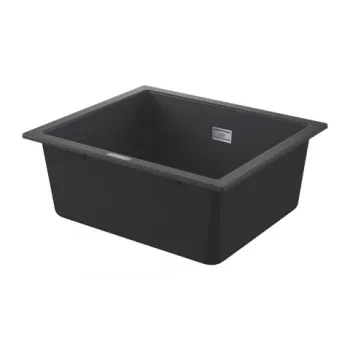Chiuveta compozit Grohe K700U cu o cuva 53.3x45.7 cm negru granit imagine