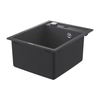 Chiuveta compozit montare pe blat Grohe K700 40x50 cm negru granit imagine