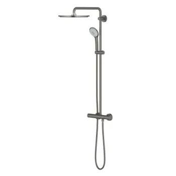 Coloana de dus cu baterie termostatata antracit periat Grohe Euphoria 310 imagine