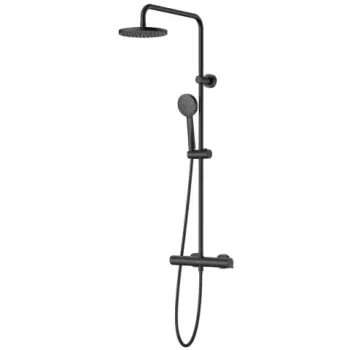 Coloana dus cu baterie si termostat Roca Victoria-T, negru mat imagine