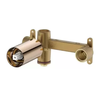 Corp incastrat Roca Ona pentru baterii lavoar rose gold imagine