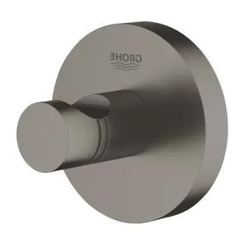 Cuier simplu Grohe Essentials antracit periat Hard Graphite imagine