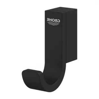 Cuier simplu Grohe Selection negru mat Phantom Black imagine