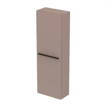 Dulap inalt suspendat Ideal Standard i.life S 40x120 cm gri bej mat 1 usa imagine