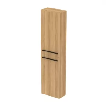 Dulap inalt suspendat Ideal Standard i.life S 40x160 cm stejar natural 2 usi imagine