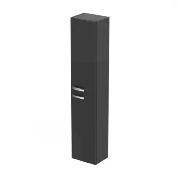 Dulap inalt suspendat Ideal Standard Tempo 30x150 cm gri lucios 2 usi imagine