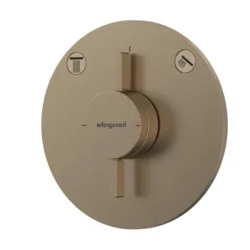 Hansgrohe DuoTurn S - Baterie incastrata pentru 2 consumatori, bronz periat imagine