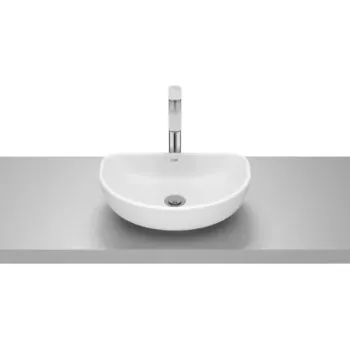 Lavoar baie pe blat, alb mat Roca Optica 45x30 cm imagine