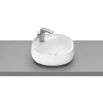 Lavoar baie pe blat, alb mat, rotunda Roca Beyond O45 cm imagine