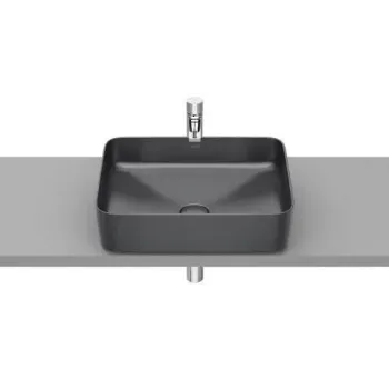Lavoar baie pe blat, antracit Roca Inspira Square 50x37 cm imagine