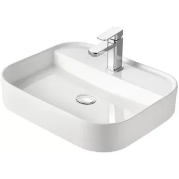 Lavoar baie pe blat, oval Fluminia Juno 55x45 cm imagine