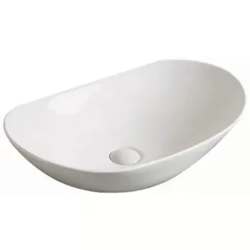 Lavoar baie pe blat, oval Fluminia My Life 61x36 cm imagine