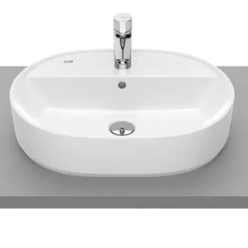 Lavoar baie pe blat, oval Roca The Gap 55x40 cm imagine