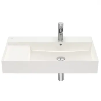 Lavoar baie suspendat, bej Roca Inspira Square 80x49 cm imagine