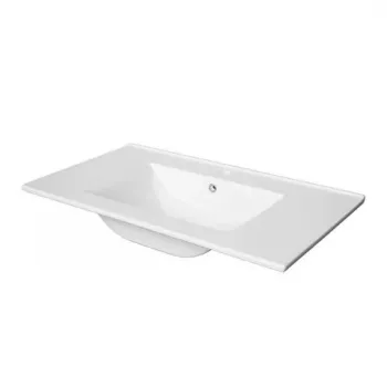 Lavoar incastrat Alb Defra Plan 80 cm imagine