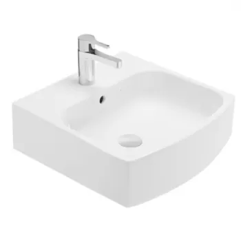 Lavoar pe blat Gala Club alb 45x45 cm imagine