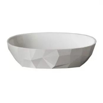 Lavoar pe blat Marmite Aruba 56 cm alb imagine