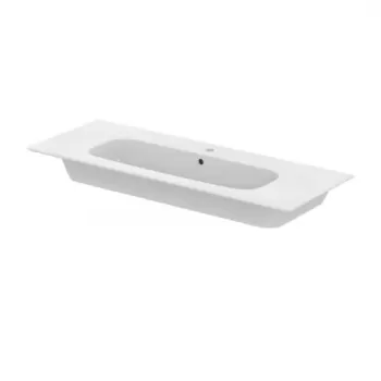 Lavoar pe mobilier Ideal Standard i.life A 124x46 cm alb lucios imagine