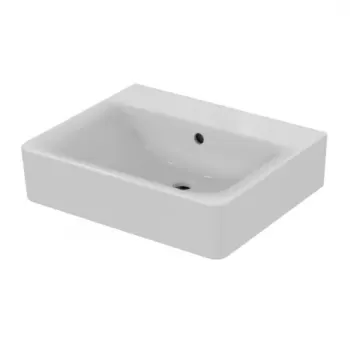 Lavoar suspendat Ideal Standard Connect Cube 55x46 cm alb lucios imagine