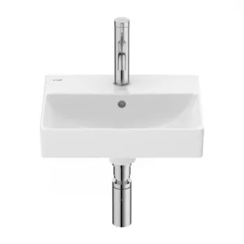 Lavoar suspendat Roca Ona 40x32 cm Fineceramic alb lucios Supraglaze imagine