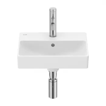 Lavoar suspendat Roca Ona 40x32 cm Fineceramic alb mat imagine