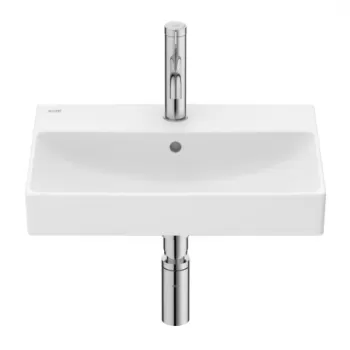Lavoar suspendat Roca Ona 50x36 cm Fineceramic alb mat imagine