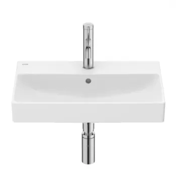 Lavoar suspendat Roca Ona 55x36 cm Fineceramic alb mat imagine