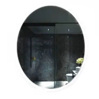 Oglinda, Fluminia, Picasso Ambient 60, ovala, cu iluminare LED, 3 culori, dezaburire imagine