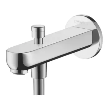 Pipa cada cu divertor Hansgrohe Metris S crom lucios imagine