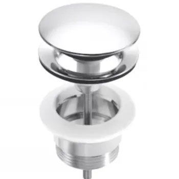 Roca Aqua Ventil click-clack lavoar, capac cromat imagine