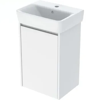 Set lavoar si mobilier Geberit Selnova Square, 45x34x70 cm, alb lucios imagine