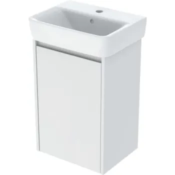 Set lavoar si mobilier Geberit Selnova Square, 45x34x70 cm, alb mat imagine