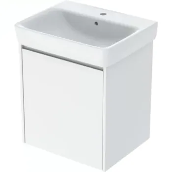 Set lavoar si mobilier Geberit Selnova Square, 60x48x70 cm, alb lucios imagine