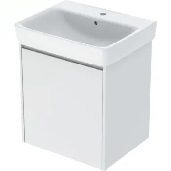 Set lavoar si mobilier Geberit Selnova Square, 60x48x70 cm, alb mat imagine