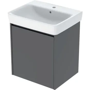 Set lavoar si mobilier Geberit Selnova Square, 60x48x70 cm, lava mat imagine