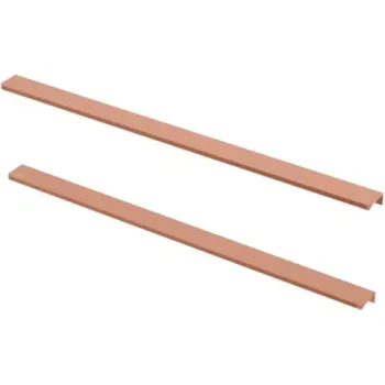 Set manere pentru masca lavoar Roca Elegant Plus suspendata 58 cm, auriu roze imagine