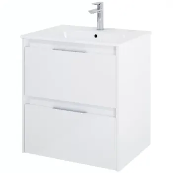 Set Mobilier baie si lavoar Roca Alpine 60x46xH57 cm, alb lucios imagine