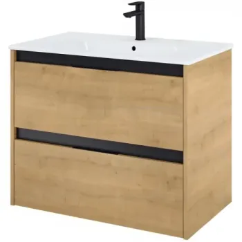 Set mobilier baie si lavoar Roca Alpine 80x46xH57 cm, bej imagine