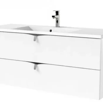 Set PROMO baza lavoar Oristo Siena alb si lavoar Amelia 120x45xH55 cm imagine