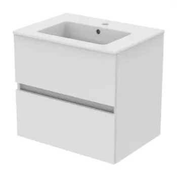 Set PROMO mobilier baza si lavoar Ideal Standard Eurovit alb lucios 61x56.5 cm imagine