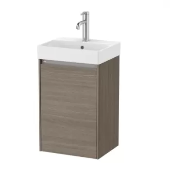 Set PROMO mobilier baza si lavoar Roca Ona Unik 1 usa 40x32 cm ulm inchis imagine