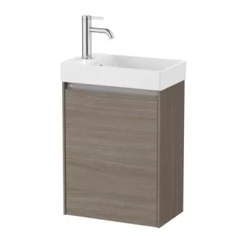 Set PROMO mobilier baza si lavoar Roca Ona Unik 1 usa 45x26 cm ulm inchis imagine