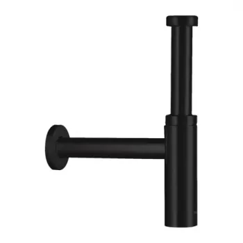 Sifon estetic pentru lavoar Hansgrohe Flowstar S negru finisaj mat imagine