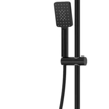 Sistem de dus-cada Deante Therm termostatat, cu 3 functii, negru mat imagine